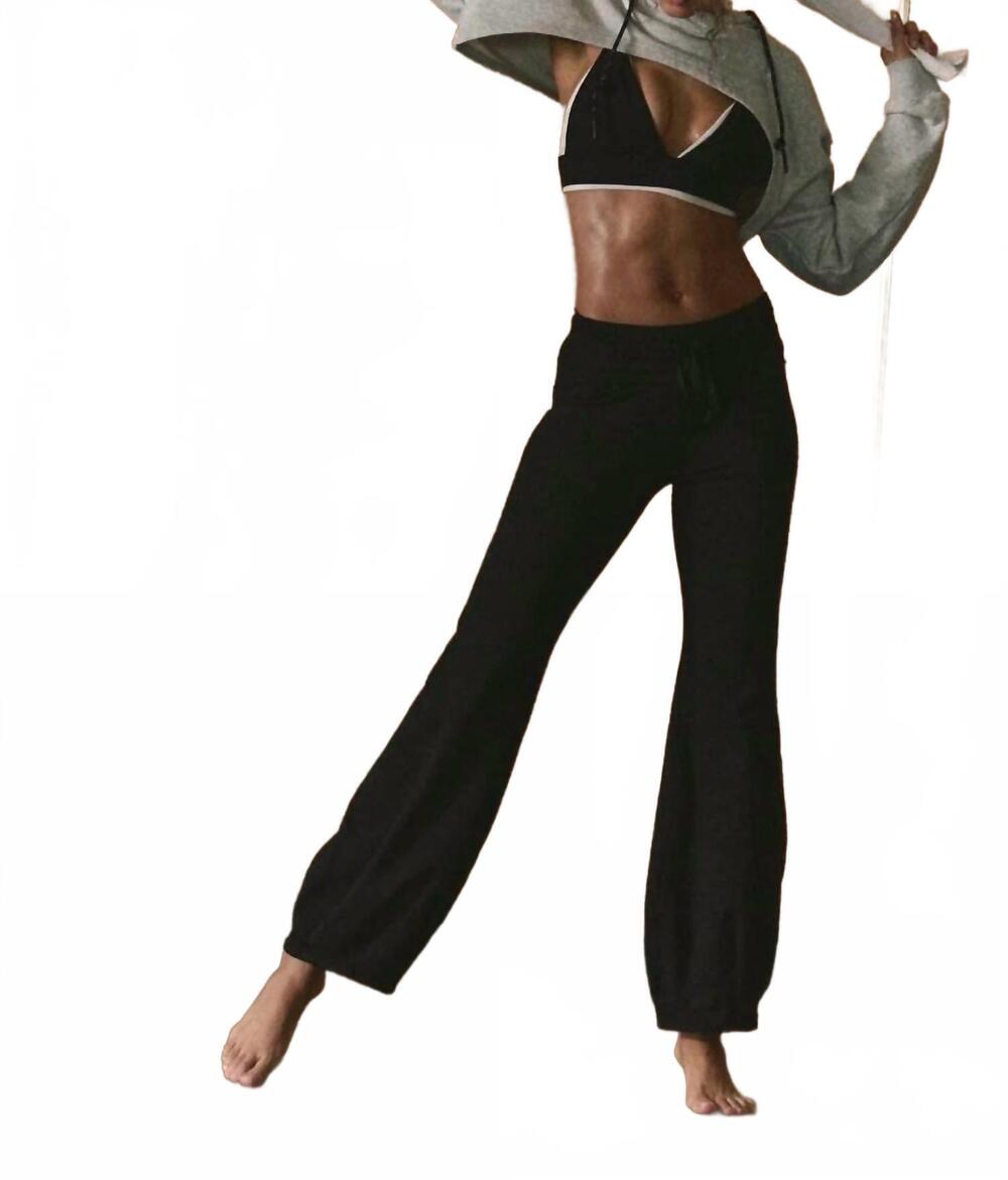 NEW FREE PEOPLE quick step bubble pants in black